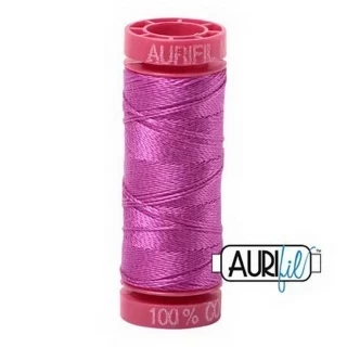 Aurifil Mako 12wt 55yd Magenta Photo