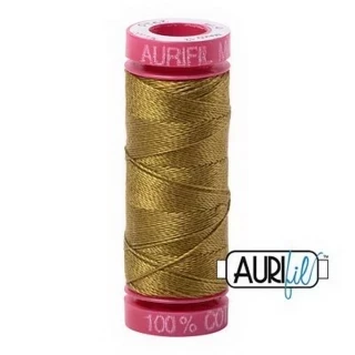 Aurifil Mako 12wt 55yd Medium Olive Photo