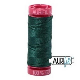 Aurifil Mako 12wt 55yd Medium Spruce Photo