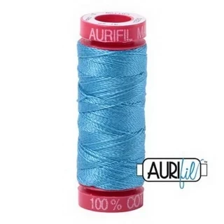 Aurifil Mako 12wt 55yd Medium Teal Photo