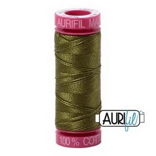 Aurifil Mako 12wt 55yd Olive Photo