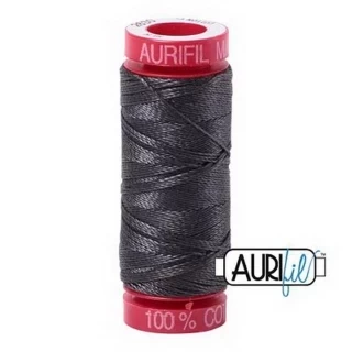 Aurifil Mako 12wt 55yd Pewter Photo