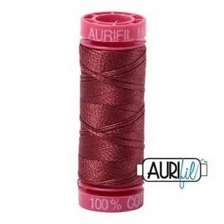 Aurifil Mako 12wt 55yd Raisin Photo