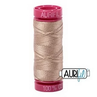 Aurifil Mako 12wt 55yd Sand Photo