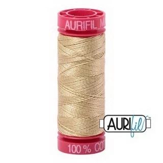 Aurifil Mako 12wt 55yd Very Light Brass Photo