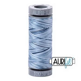 Aurifil Mako Cotton 28wt 110 yds STOASH BLUES Photo