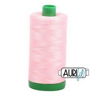 Aurifil Cotton Mako Thread 40wt 1000m Box of 6 BLUSH Photo