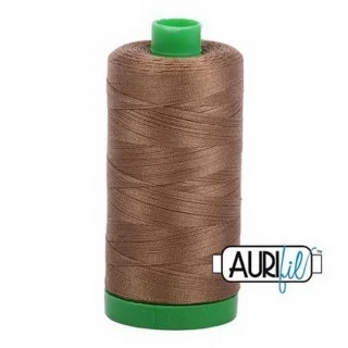 Aurifil Cotton Mako Thread 40wt 1000m Box of 6 DARK SANDSTONE Photo