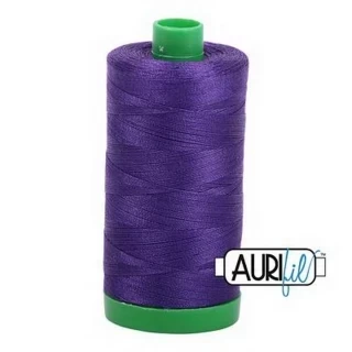 Aurifil Cotton Mako Thread 40wt 1000m Box of 6 DARK VIOLET Photo