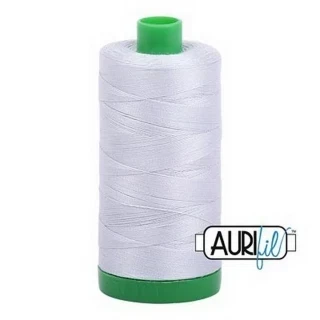 Aurifil Cotton Mako Thread 40wt 1000m Box of 6 DOVE Photo