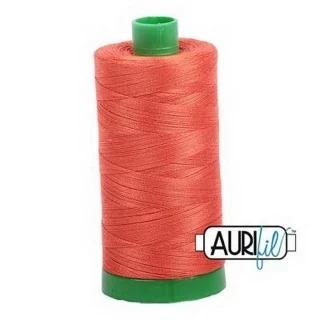 Aurifil Cotton Mako Thread 40wt 1000m Box of 6 DUSTY ORANGE Photo