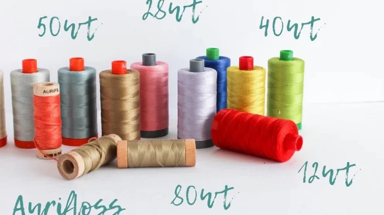 Aurifil Cotton Mako Thread 40wt 1000m Box of 6 GRASS GREEN Banner Photo