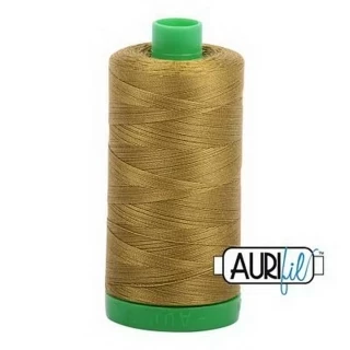 Aurifil Cotton Mako Thread 40wt 1000m Box of 6 MEDIUM OLIVE Photo