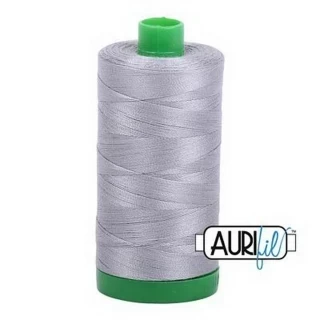 Aurifil Cotton Mako Thread 40wt 1000m Box of 6 MIST Photo