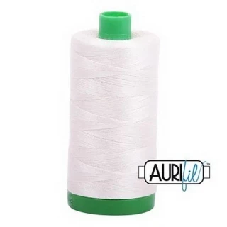 Aurifil Cotton Mako Thread 40wt 1000m Box of 6 MUSLIN Photo