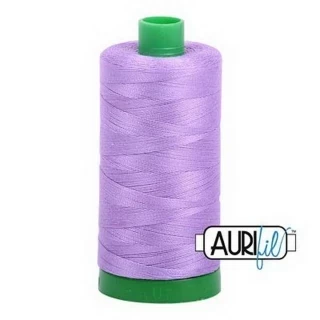 Aurifil Cotton Mako Thread 40wt 1000m Box of 6 VIOLET Photo