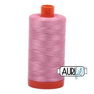 Aurifil Cotton Mako Thread 50wt 1300m Box of 6 ANTIQUE ROSE Photo