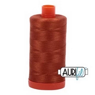 Aurifil Cotton Mako Thread 50wt 1300m Box of 6 CINNAMON TOAST Photo