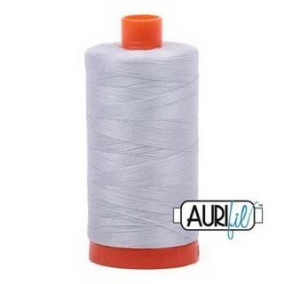 Aurifil Cotton Mako Thread 50wt 1300m Box of 6 DOVE Photo