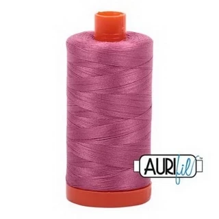 Aurifil Cotton Mako Thread 50wt 1300m Box of 6 DUSTY ROSE Photo