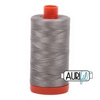 Aurifil Cotton Mako Thread 50wt 1300m Box of 6 EARL GRAY Photo