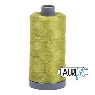 Aurifil Cotton Mako Thread 28wt 820yd 6ct LT LEAF GREEN Photo