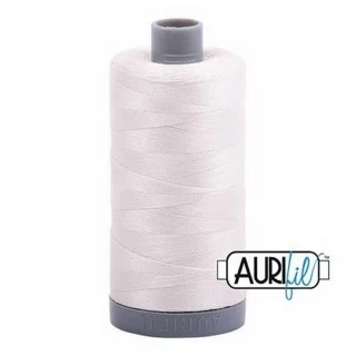 Aurifil Cotton Mako Thread 28wt 820yd 6ct MUSLIN Photo