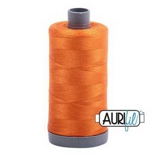 Aurifil Cotton Mako Thread 28wt 820yd 6ct PUMPKIN Photo