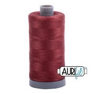 Aurifil Cotton Mako Thread 28wt 820yd 6ct RAISIN Photo