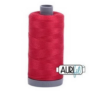 Aurifil Cotton Mako Thread 28wt 820yd 6ct RED Photo