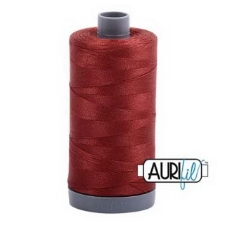 Aurifil Cotton Mako Thread 28wt 820yd 6ct RUST Photo