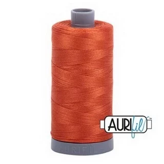 Aurifil Cotton Mako Thread 28wt 820yd 6ct RUSTY ORANGE Photo