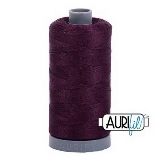 Aurifil Cotton Mako Thread 28wt 820yd 6ct VERY DK EGGPLANT Photo