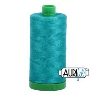 Aurifil Cotton Mako Thread 40wt 1000m 6ct JADE Photo