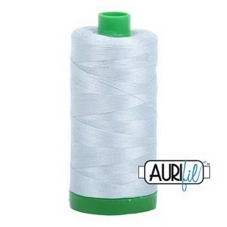 Aurifil Cotton Mako Thread 40wt 1000m 6ct LIGHT GRAY BLUE Photo