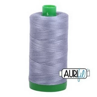 Aurifil Cotton Mako Thread 40wt 1000m 6ct SWALLOW Photo