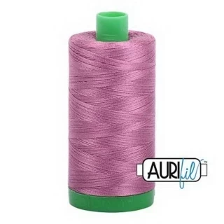 Aurifil Cotton Mako Thread 40wt 1000m 6ct WINE Photo