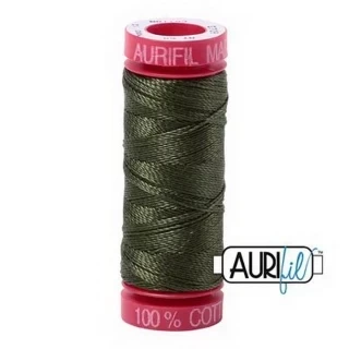 Aurifil Mako 12wt 55yd Medium Green Photo