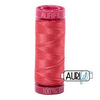 Aurifil Mako 12wt 55yd Medium Red Photo