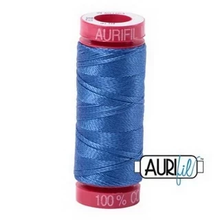 Aurifil Mako 12wt 55yd Peacock Blue Photo