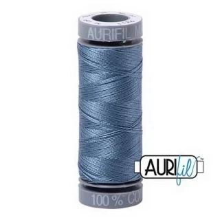 Aurifil Mako Cotton 28wt 110 yds BLUE GREY Photo