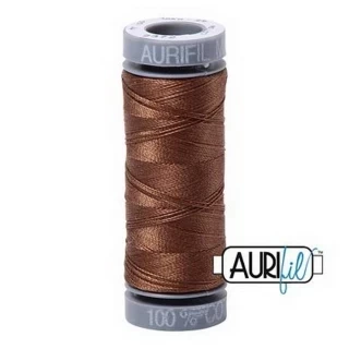 Aurifil Mako Cotton 28wt 110 yds DARK ANTIQUE GOLD Photo