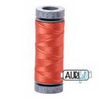 Aurifil Mako Cotton 28wt 110 yds DUSTY ORANGE Photo