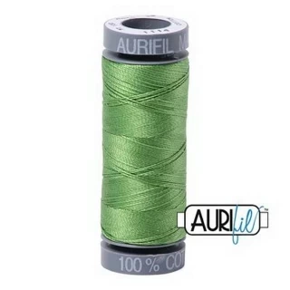 Aurifil Mako Cotton 28wt 110 yds GRASS GREEN Photo