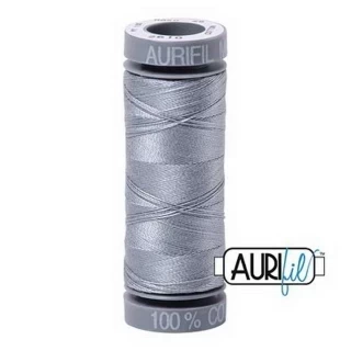 Aurifil Mako Cotton 28wt 110 yds LIGHT BLUE GREY Photo