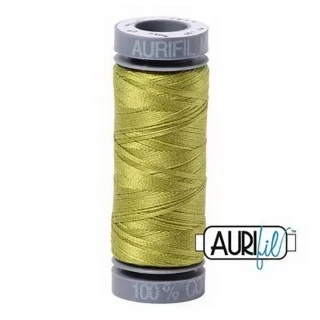 Aurifil Mako Cotton 28wt 110 yds LIGHT LEAF GREEN Photo