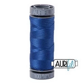 Aurifil Mako Cotton 28wt 110 yds MEDIUM BLUE Photo