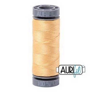 Aurifil Mako Cotton 28wt 110 yds MEDIUM BUTTER Photo