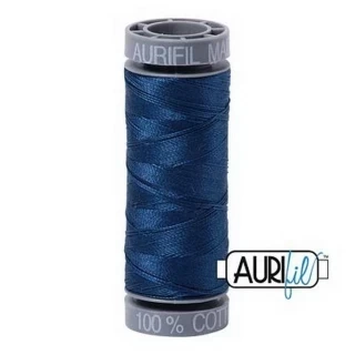 Aurifil Mako Cotton 28wt 110 yds MEDIUM DELFT BLUE Photo