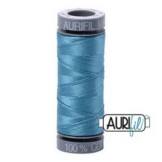 Aurifil Mako Cotton 28wt 110 yds TEAL Photo